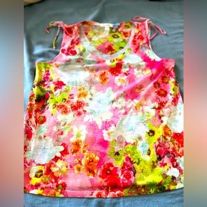 Concepts blouse flower print and sparkles